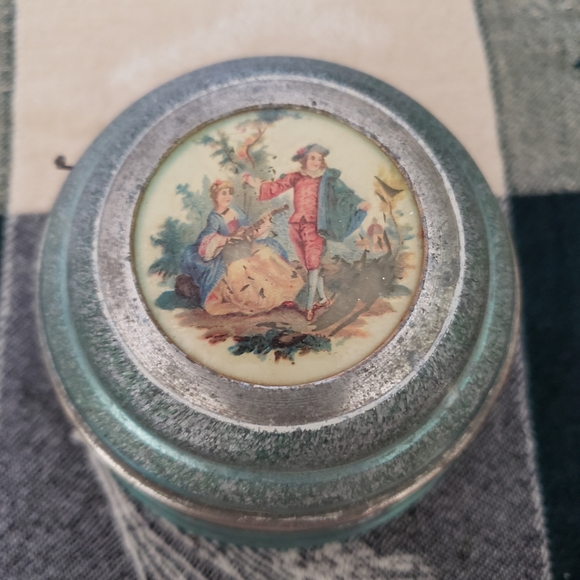 Musical Powder Box Vintage - Picture 4 of 4